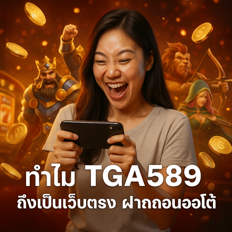 ทำไม TGA589 ถึงเป็นเว็บตรง ฝากถอนออโต้
